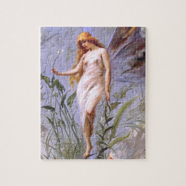 Luis Ricardo Falero: Lilien-Fee Puzzle (Vertikal)