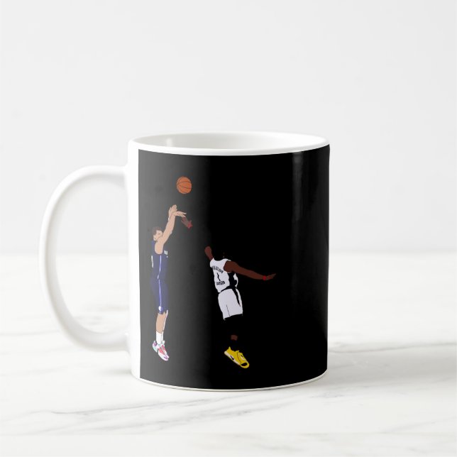 Luka Doncic Game Gewinner über Los Angeles Clipp Kaffeetasse (Links)