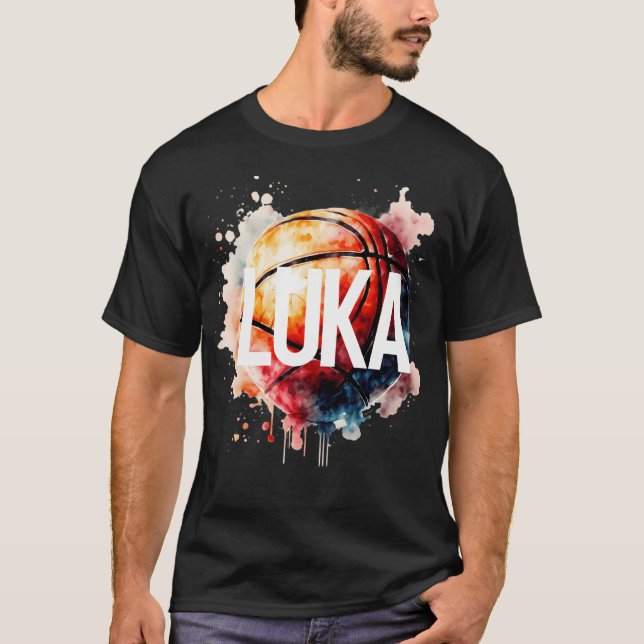 Luka Fan Basketball Sports T-Shirt (Vorderseite)