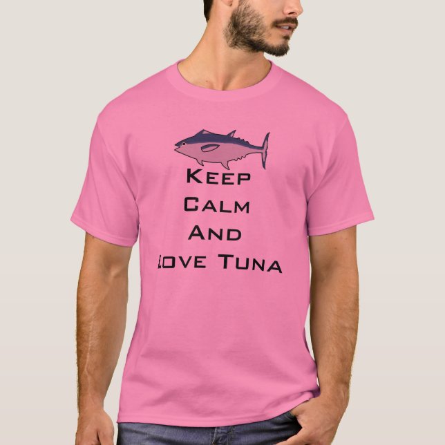 Luka Megurine behalten ruhiges Thunfisch-Shirt T-Shirt (Vorderseite)