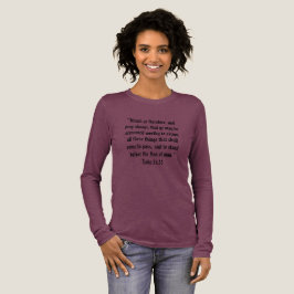 Lukas 21:35 Tri-Blend shirt
