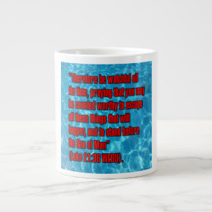 Lukas 21:36 WEBU Tasse
