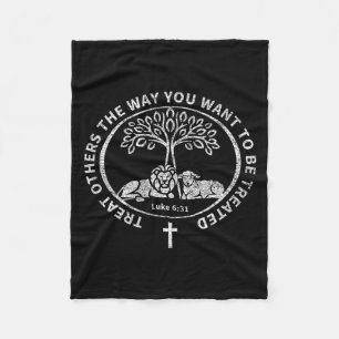Lukas 6_31 Jesus Bibelvers Christlicher Glaube Der Fleecedecke