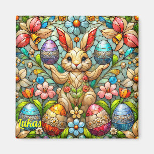 LUKAS ~ Osterhasen und Eier ~ Magnet