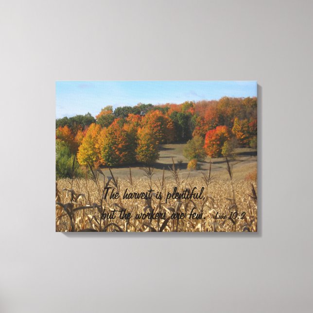 Luke 10:2 Starke Canvas Print Leinwanddruck (Vorderseite)