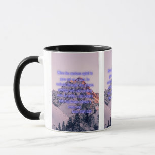 Luke 11:24 KJV Bible Verse Pic Zwei-Tonen-Tasse Tasse
