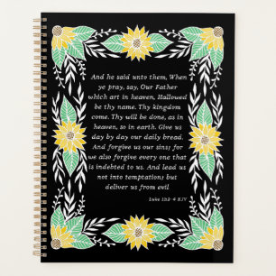 Luke 11:2-4 Bible Verse Kalenderplaner Planer