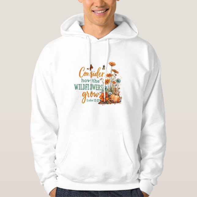 Luke 12:27 hoodie (Vorderseite)