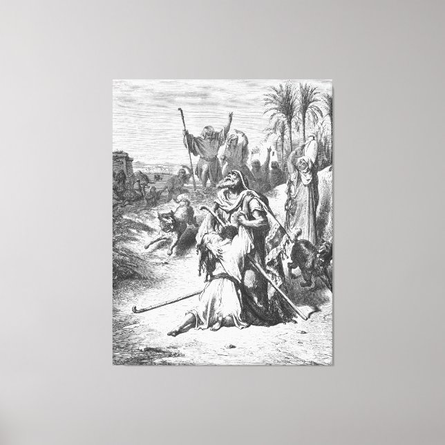 Luke 15B The Prodigal Son in His Father's Arms Leinwanddruck (Vorderseite)