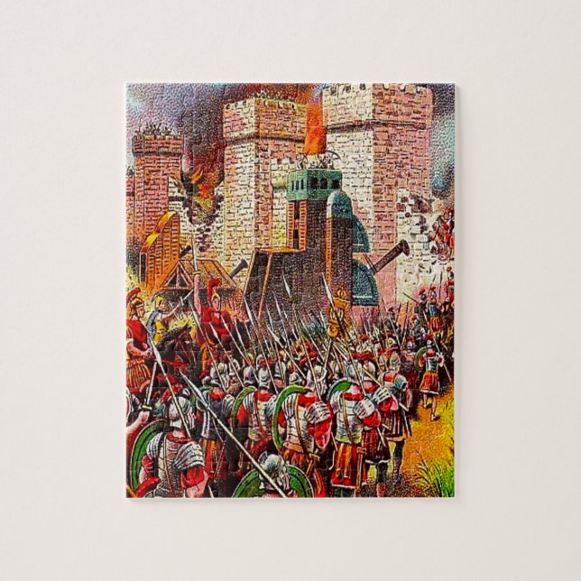 Luke-19:41 - 44 Jerusalem sind zerstörtes Puzzle (Vertikal)