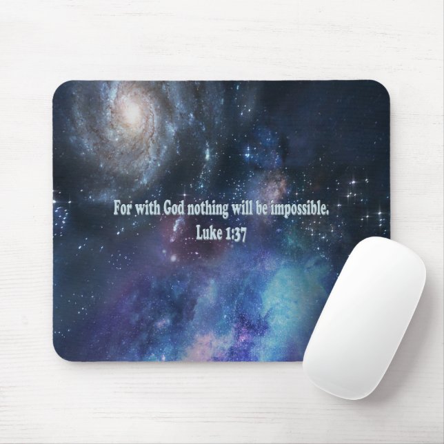 Luke 1:37 mousepad (Mit Mouse)