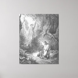 Luke 22 An Angel Appears to Jesus in the Garden Leinwanddruck