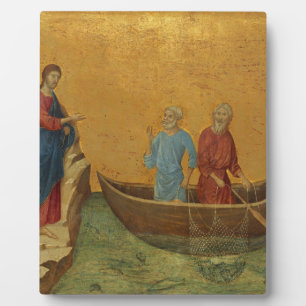 Luke 5:4 Hirte Jesus Christus Segen Glaube Kunst Fotoplatte