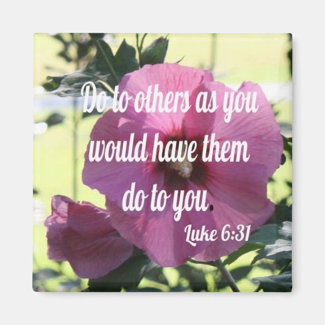 Luke 6.31 magnet (Vorne)