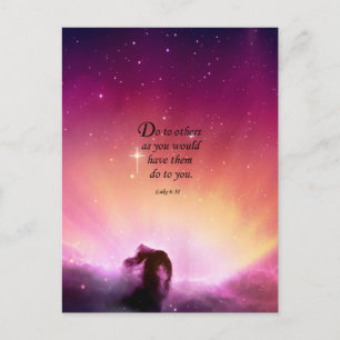 Luke 6:31 postkarte