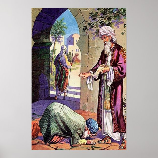 Luke 7:40 50 Eine Geschichte über das Verzeihen Poster (Vorne)