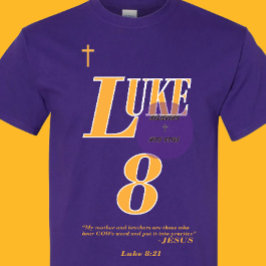 Luke 8:21 Bibelschrift - Christlich - (1of2) T-Shirt