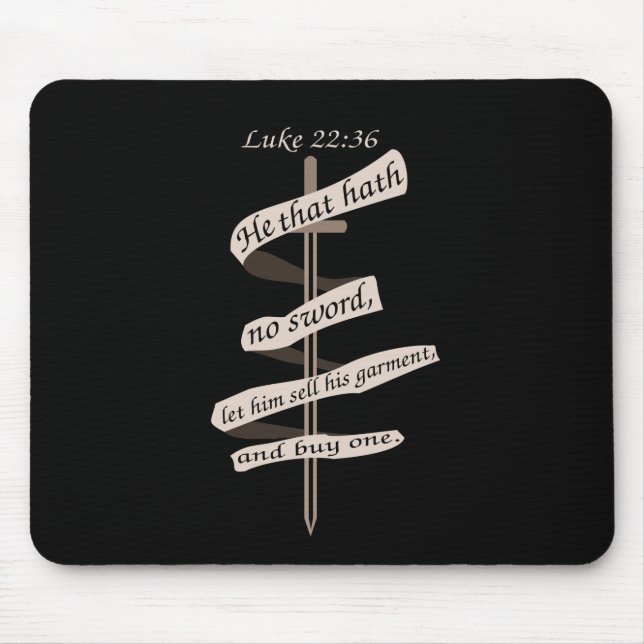 Luke Advice kaufen ein Schwert Mousepad (Vorne)