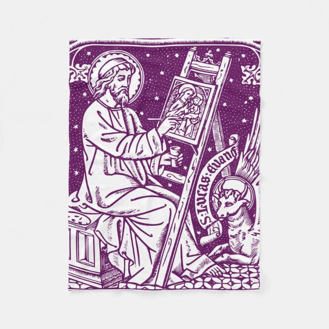 Luke der Evangelist Fleecedecke (Vorderseite)