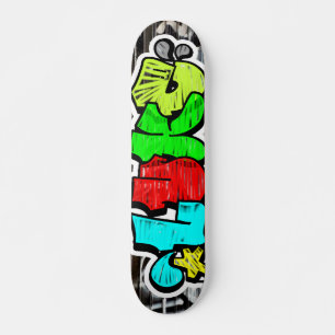 Luke Graffiti Custom Personalisiert Cool Skateboar Skateboard
