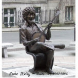 Luke Kelly Dubliners Sängerin Irland Skulptur Freistehende Fotoskulptur<br><div class="desc">Die lebensgroße Luke Kelly Skulptur in South King Street,  Dublin City Ireland. Luke Kelly (1940-1984) war eines der ursprünglichen Mitglieder der Dubliners,  einer beliebten irischen Folk & Ballad Gruppe in den 1960er/1970er Jahren. Foto von Al Geraty 2021.</div>