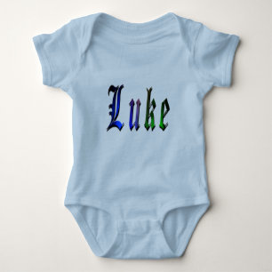 Luke, Name, Logo, Baby Bots Sportspringanzug Strampler