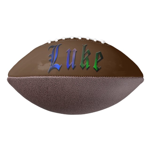 Luke Name Logo Football (Gedreht 270)