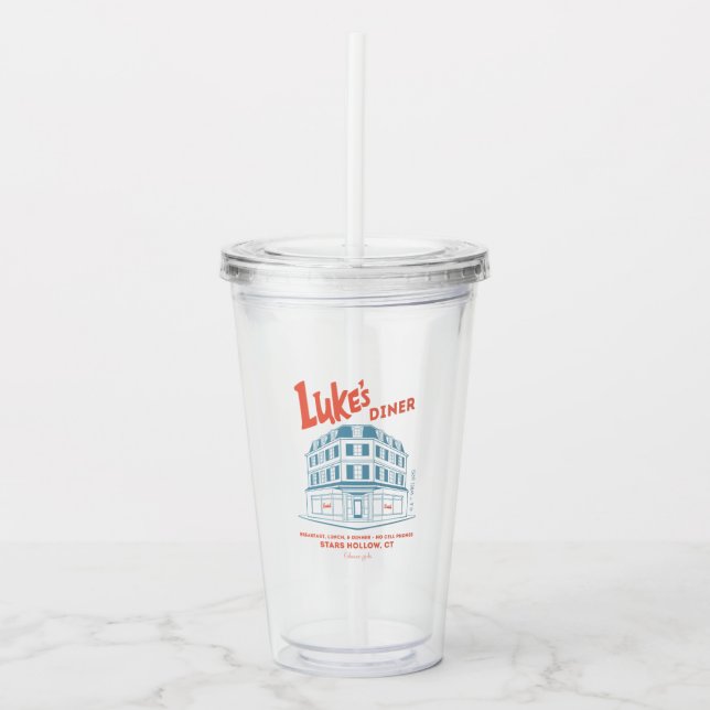 Luke’s Diner Stars Hollow Design Acryltrinkbecher (Vorderseite)