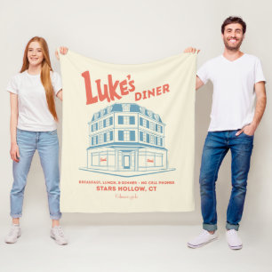 Luke’s Diner Stars Hollow Design Fleecedecke