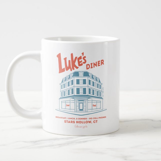 Luke’s Diner Stars Hollow Design Jumbo-Tasse (Links)