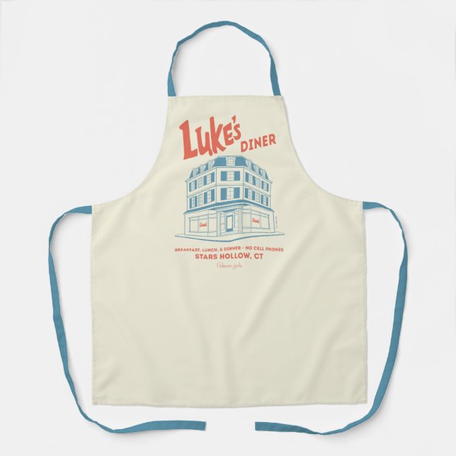 Luke’s Diner Stars Hollow Design Schürze (Vorderseite)