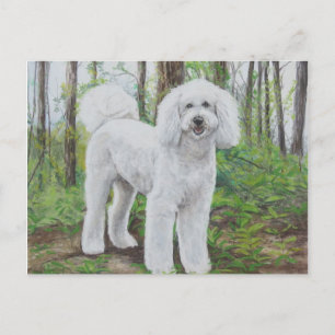 Luke the Golden Doodle Doodle Kunst, Dichtung und  Postkarte