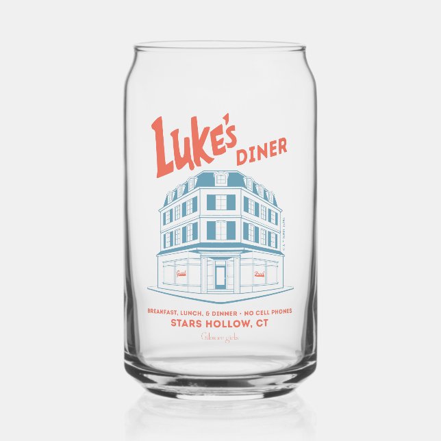 Luke's Diner Stars Hollow Design Dosenglas (Vorderseite)