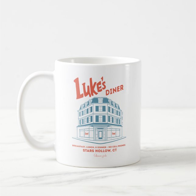 Luke's Diner Stars Hollow Design Kaffeetasse (Links)