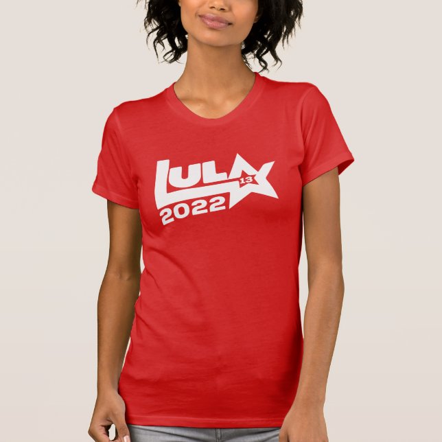 Lula 2022 13 PT eleições presidenciais Brasil 2022 T-Shirt (Vorderseite)
