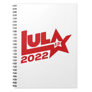 Lula 2022 13 PT Präsidentin Brasil Notizblock