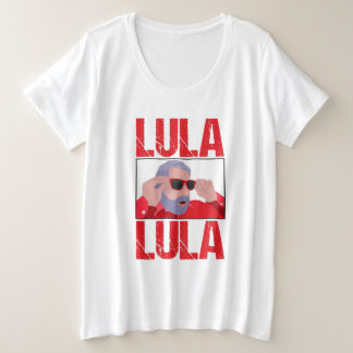 Lula Meme mit Sonnenbrille Große Größe T-Shirt