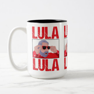 Lula Meme mit Sonnenbrille Zweifarbige Tasse