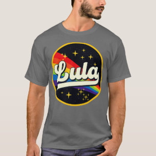 Lula Regenbogen im Weltraum im Vintage-Stil T-Shirt