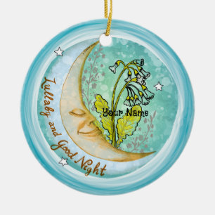Lullaby Moon Baby-Ornament Keramik Ornament