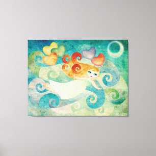 Lullaby Stretched Canvas Print Wall Art Leinwanddruck