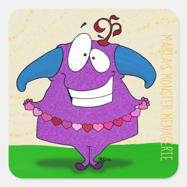 Lulu, Aufkleber (Vorderseite)