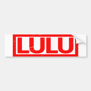 Lulu Briefmarke Autoaufkleber