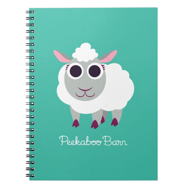 Lulu die Schafe Notizblock (Vorderseite)