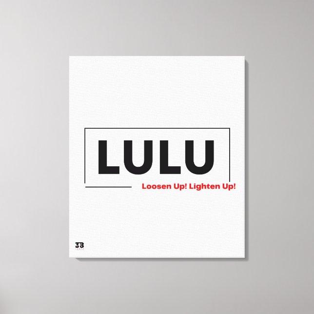 LULU LEINWANDDRUCK (Vorderseite)