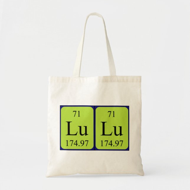 LuLu Periodenname Tote Tasche (Vorne)