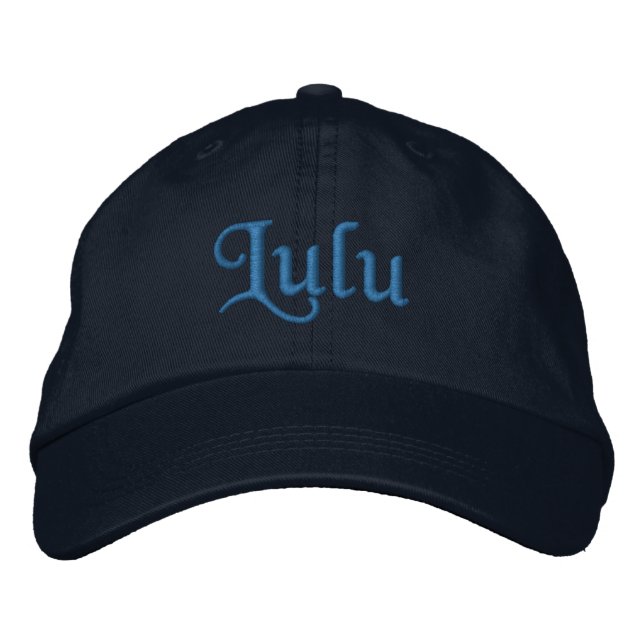 Lulu Personalisiert bestickte Baseballkappe (Vorderseite)