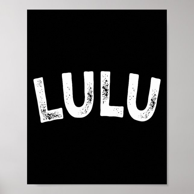 Lulu  poster (Vorne)
