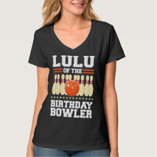 Lulu vom Geburtstag Bowler Bday Bowling Party Cel T-Shirt