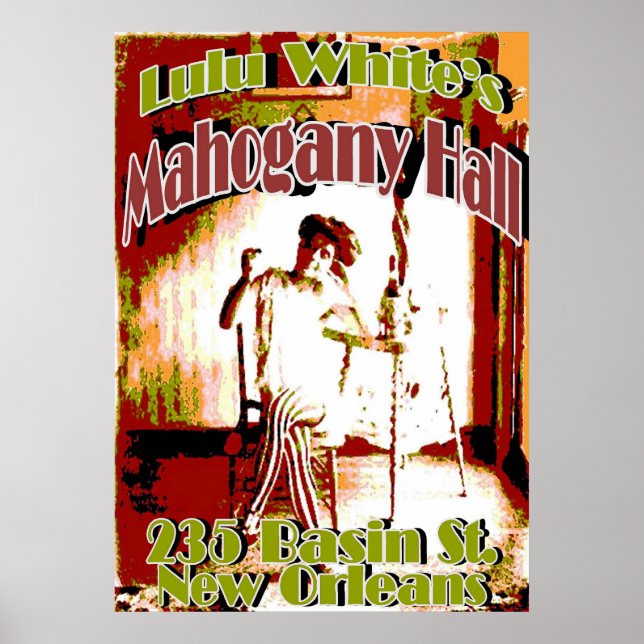 Lulu Whites Brothel New Orleans Poster (Vorne)